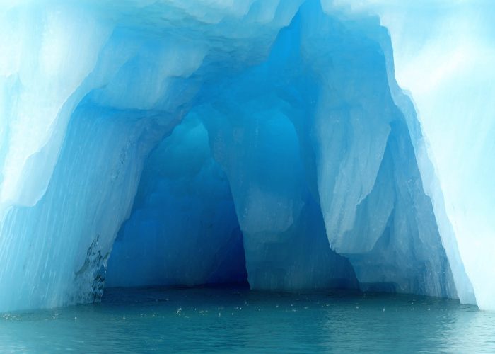 Iceberg in LeConte Bay fjord during glacier photo tour by FauneVoyage Tours in Petersburg, Alaska