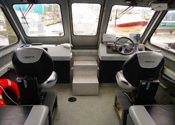 FauneVoyage Tours Weldcraft Ocean King Boat Interior