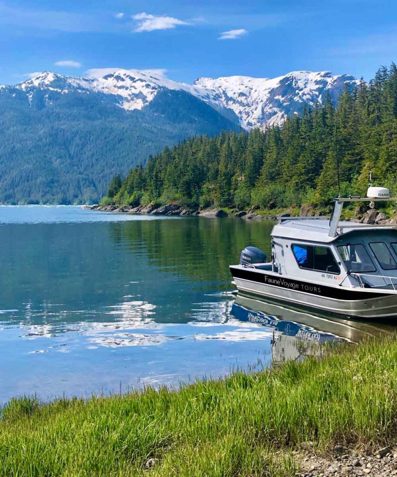 FauneVoyage Boat in Petersburg, Alaska during LeConte Glacier Tour